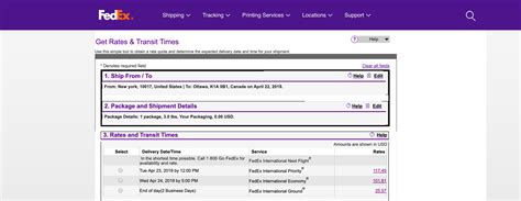 fedex shipping cost calculator.